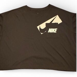 Nike Women’s Oversized Dri-Fit Black Graphic T-Shirt